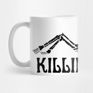 Grave Art - Skeleton Hourglass "Killin' Time" Mug